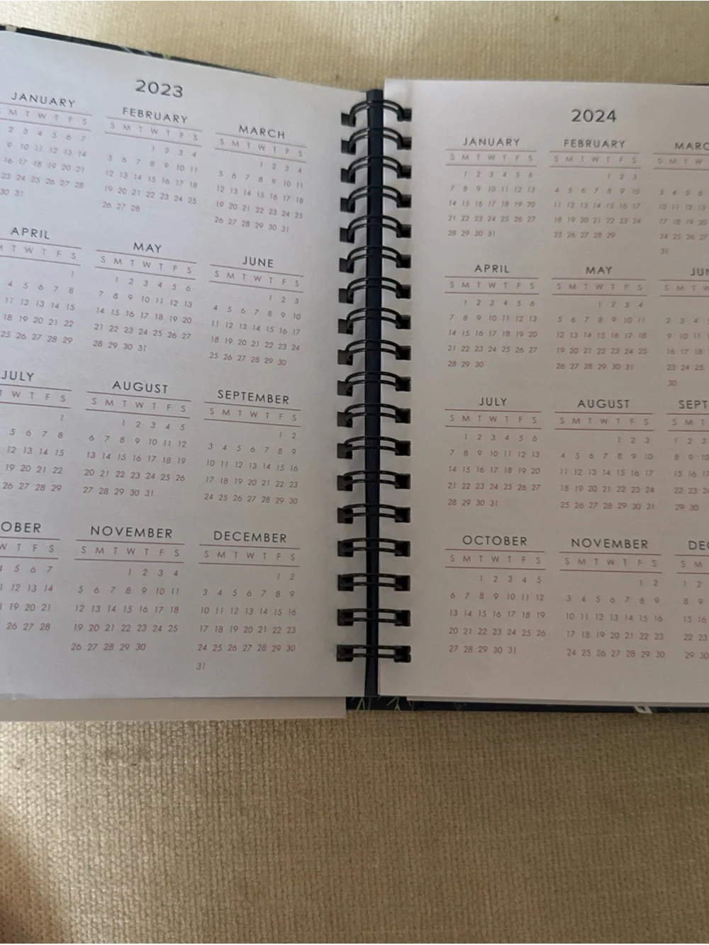 Vera Bradley 12 Month Undated Pocket Planner